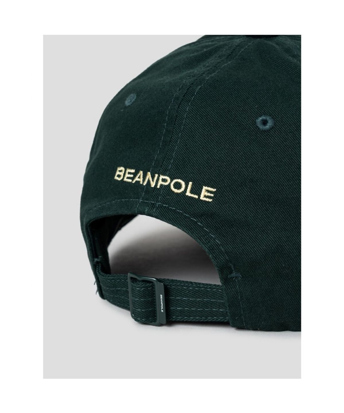 빈폴 액세서리(BEANPOLE ACCESSORY) 코튼트윌 로고 워싱 볼캡 - 그린