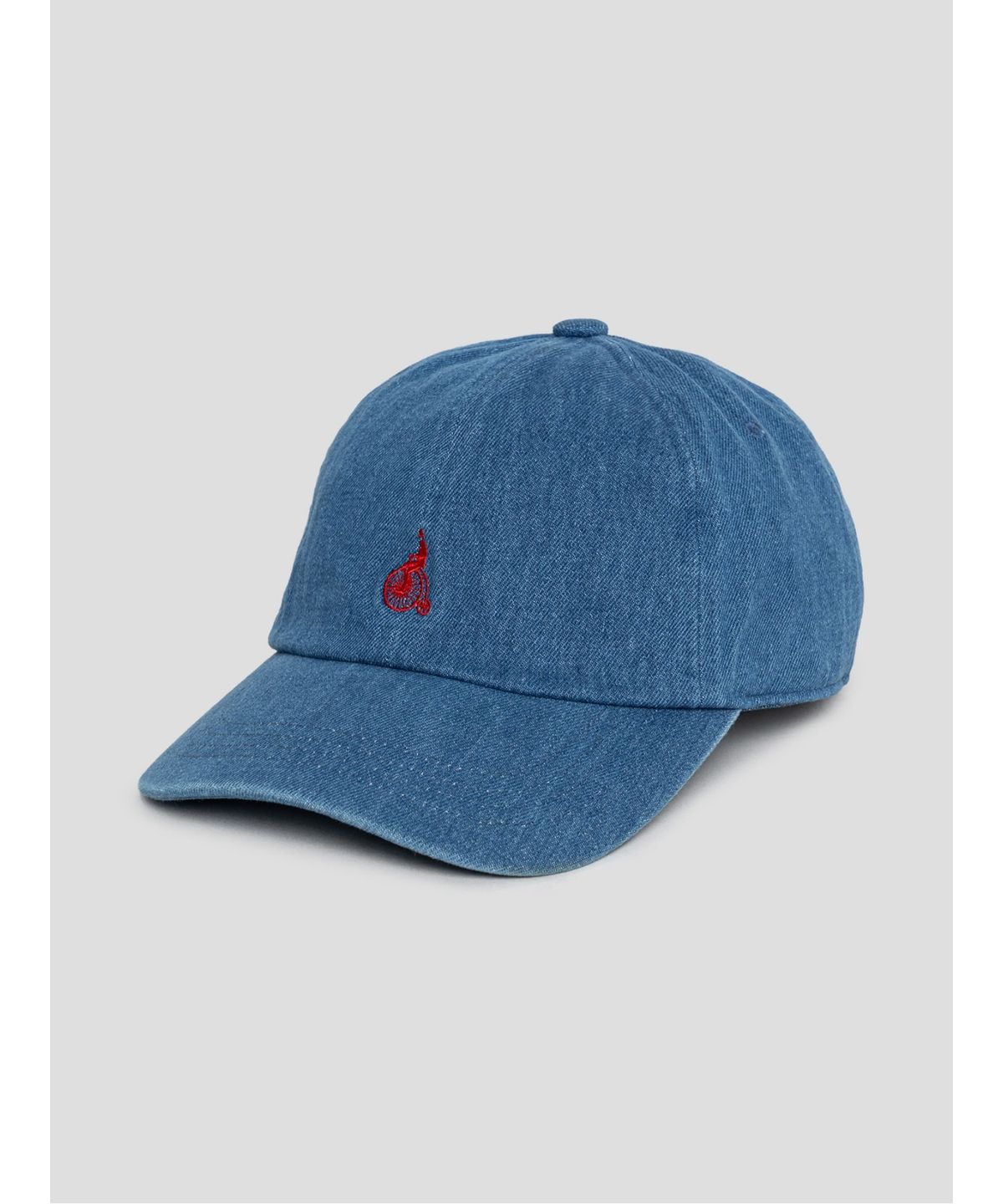 빈폴 액세서리(BEANPOLE ACCESSORY) 코튼트윌 로고 워싱 볼캡 - 블루