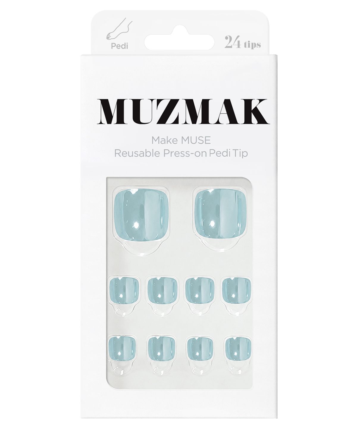 뮤즈마크(MUZMAK) 리유저블 페디팁 블루 프로스트 미러(페디)