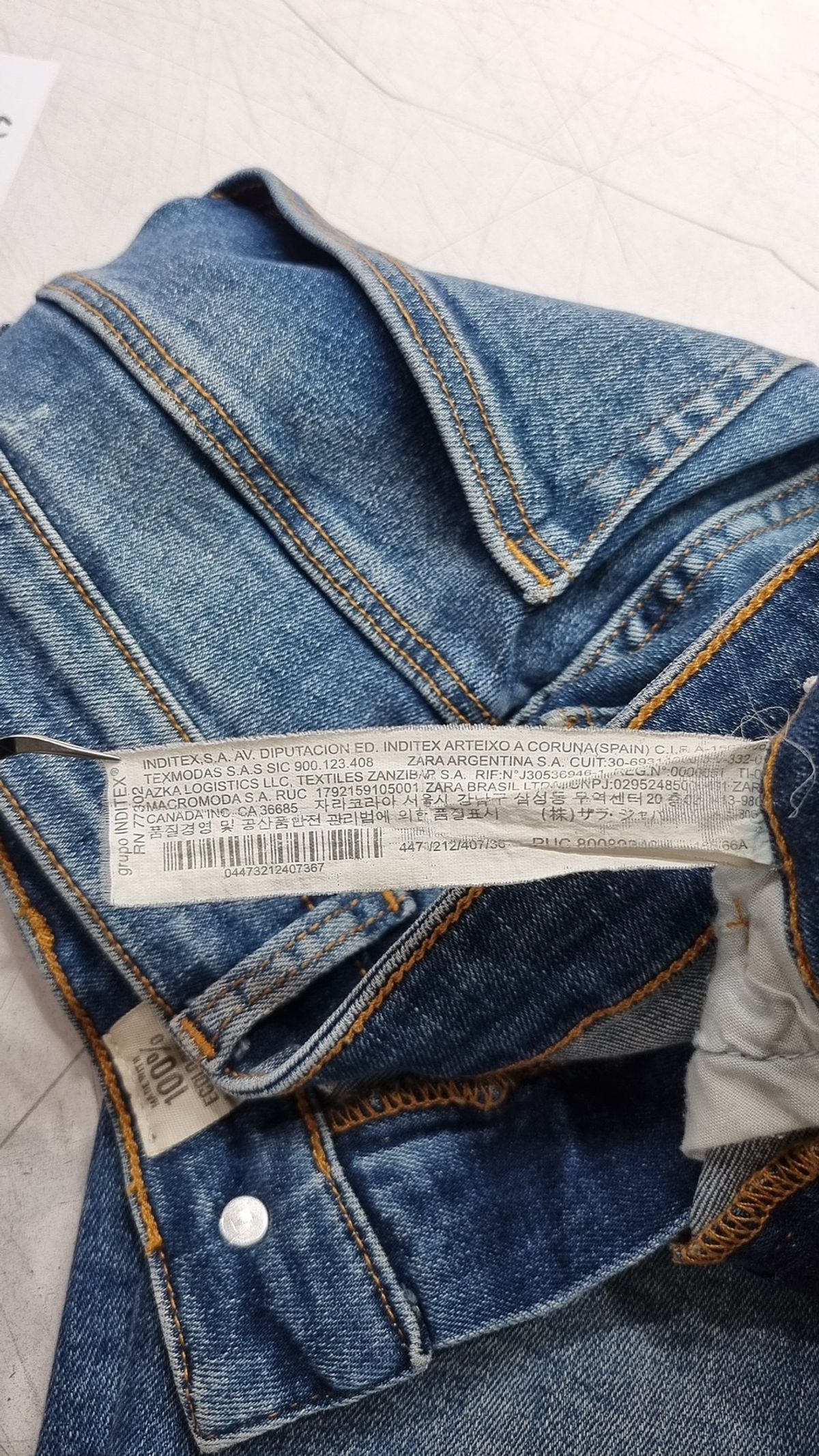 자라(ZARA) 청/데님 팬츠 36