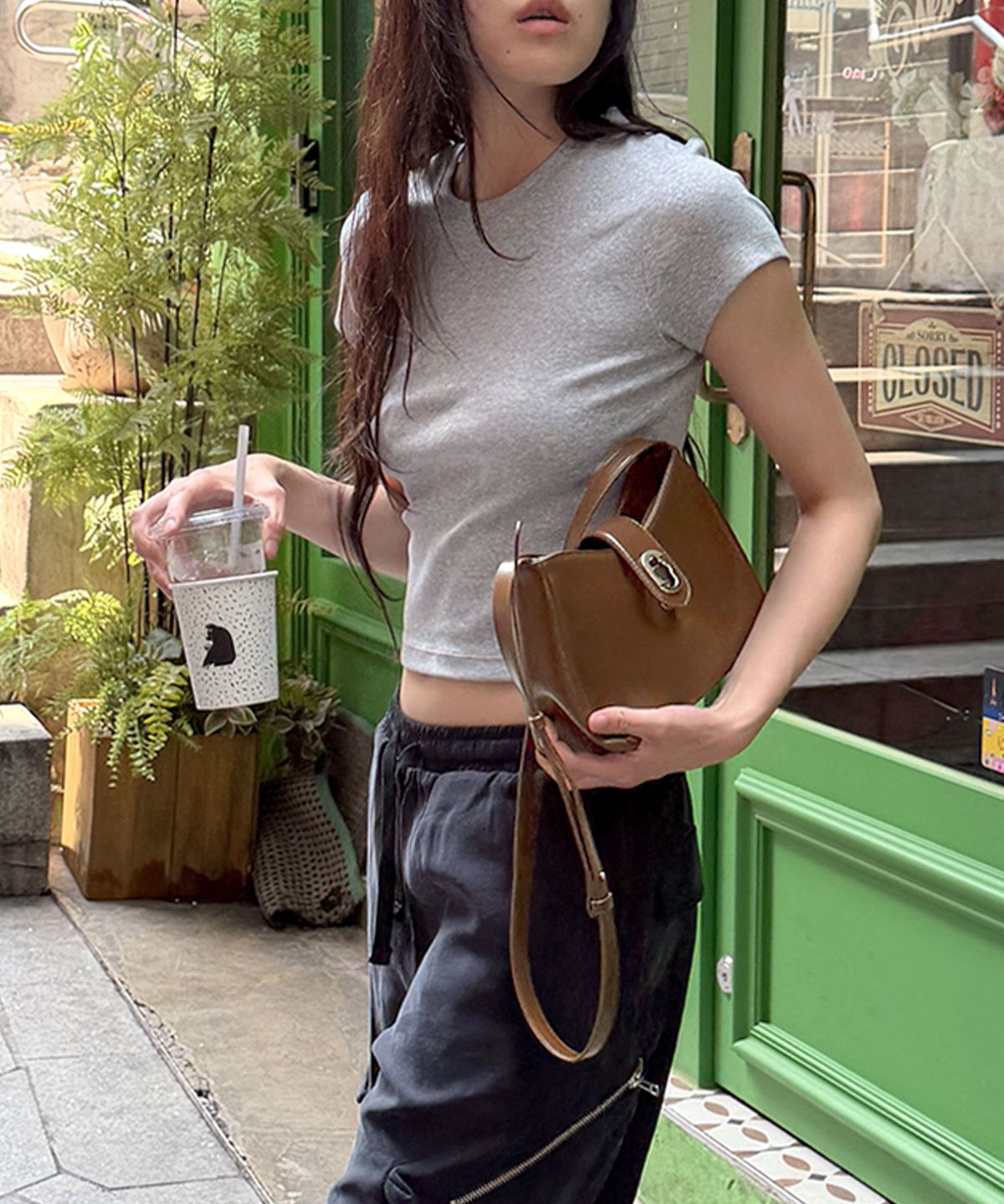 제이에스티나(JESTINA) HAZEL MINI크로스 BR (JHNCHE6BF968BR980)