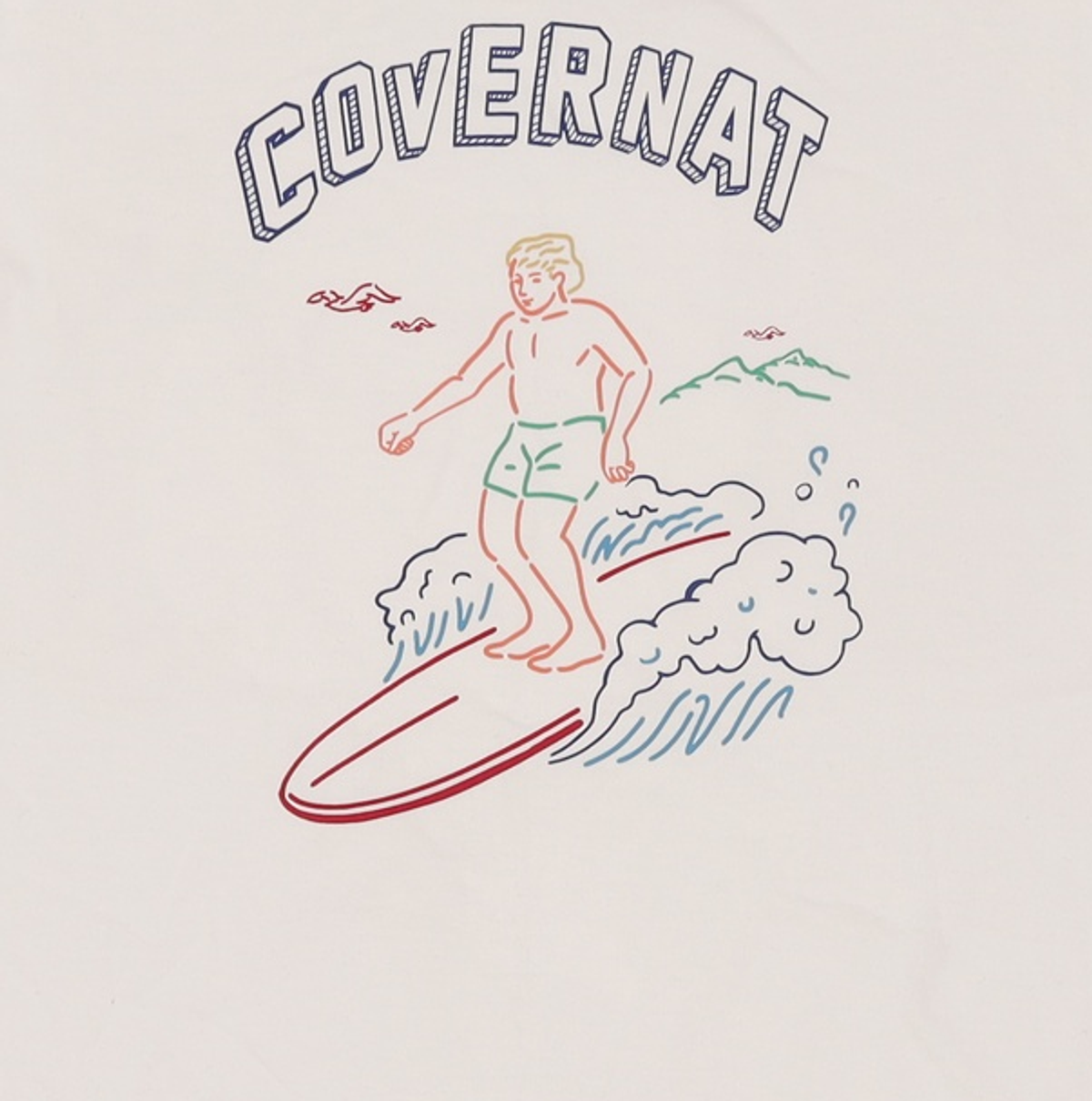 커버낫(COVERNAT) 반소매 티셔츠 L