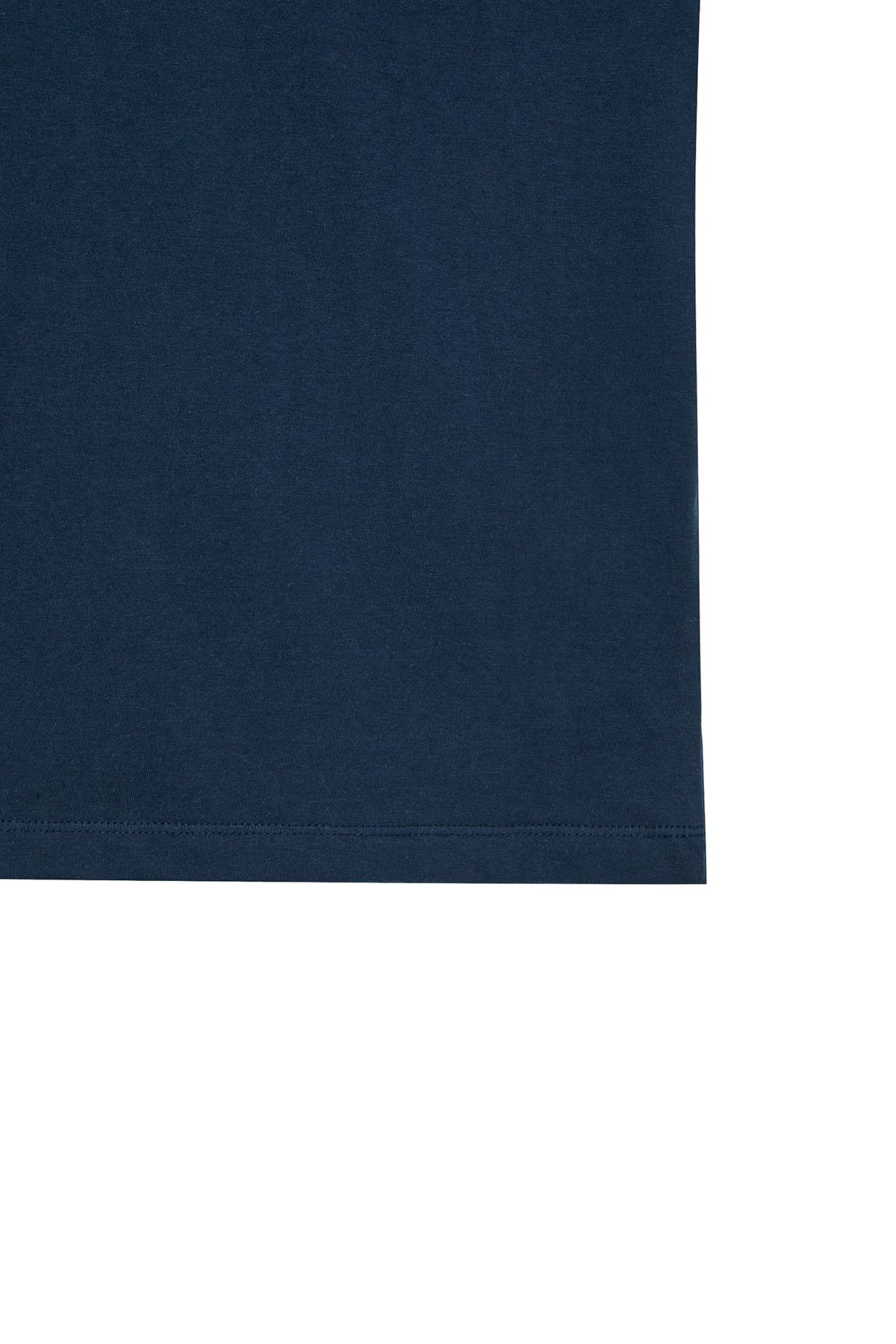 다이닛(DEINET) APPLICATION STITCH T-SHIRT IN NAVY
