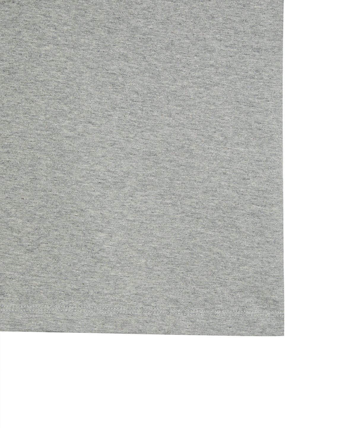 다이닛(DEINET) APPLICATION STITCH T-SHIRT IN MELANGE GREY