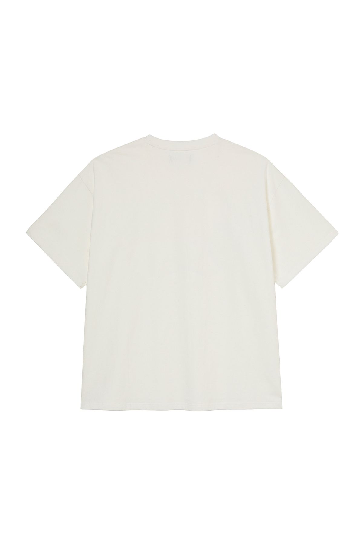 다이닛(DEINET) LETTERING T-SHIRT IN WHITE