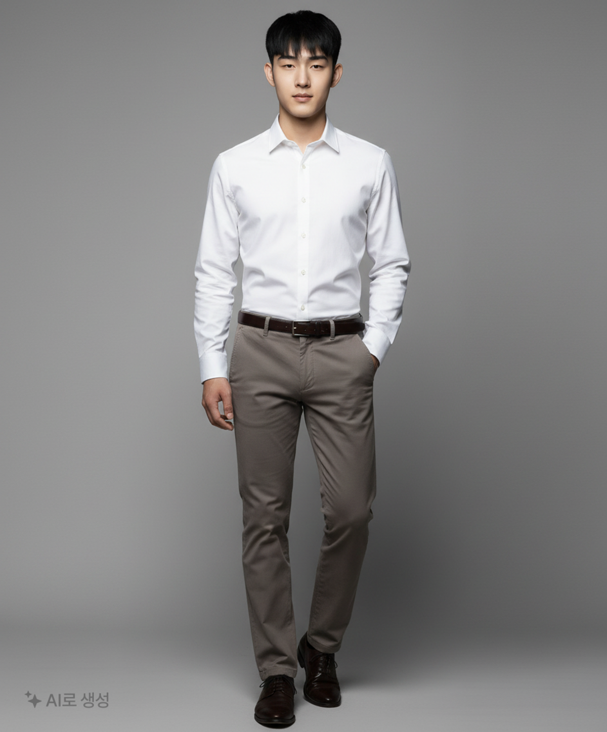 에디션(EDITION) 남성) 도비 치노 팬츠_NEE4PP1903GR 82