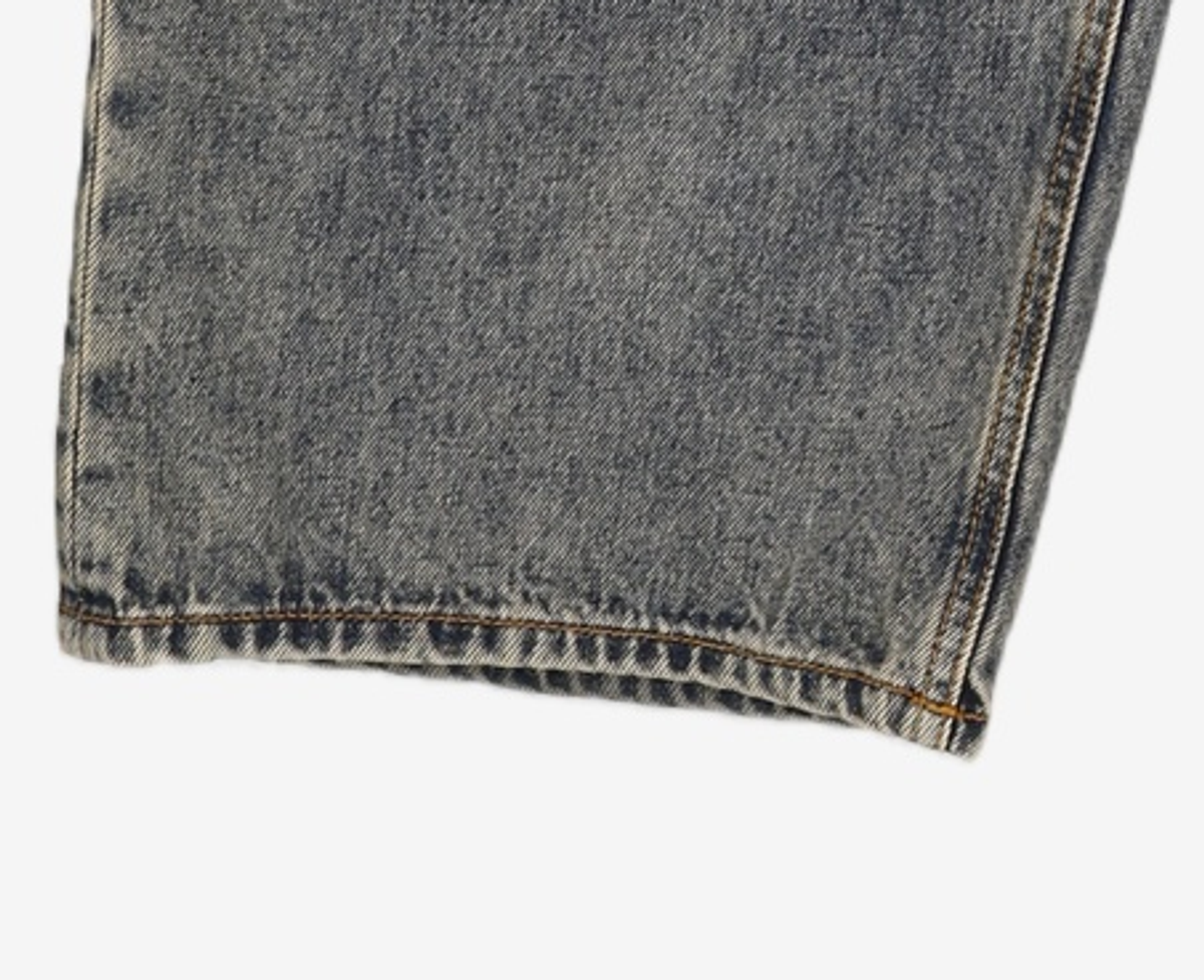 이스트서비스샵(eastserviceshop) Crease Washing Denim Pants - Indigo 48