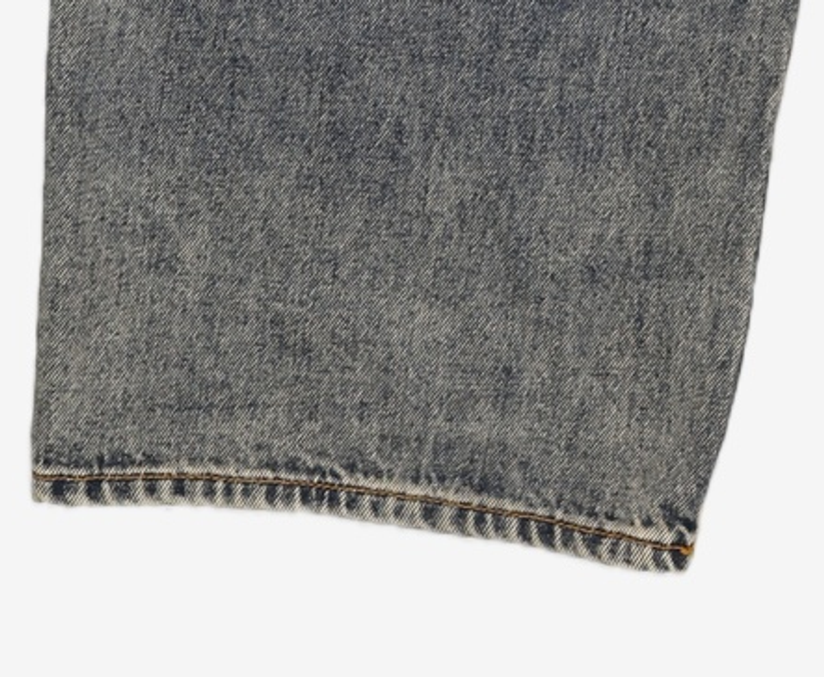 이스트서비스샵(eastserviceshop) Crease Washing Denim Pants - Indigo 48