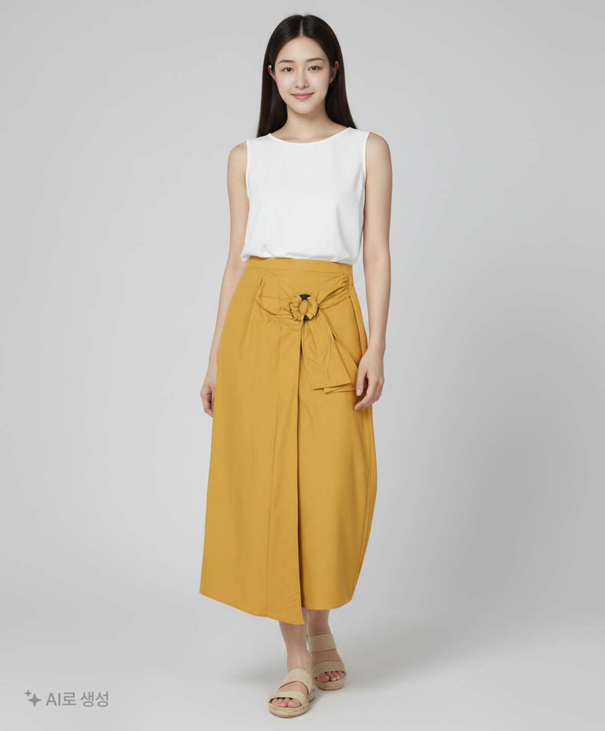 망고(MANGO) 롱스커트 S