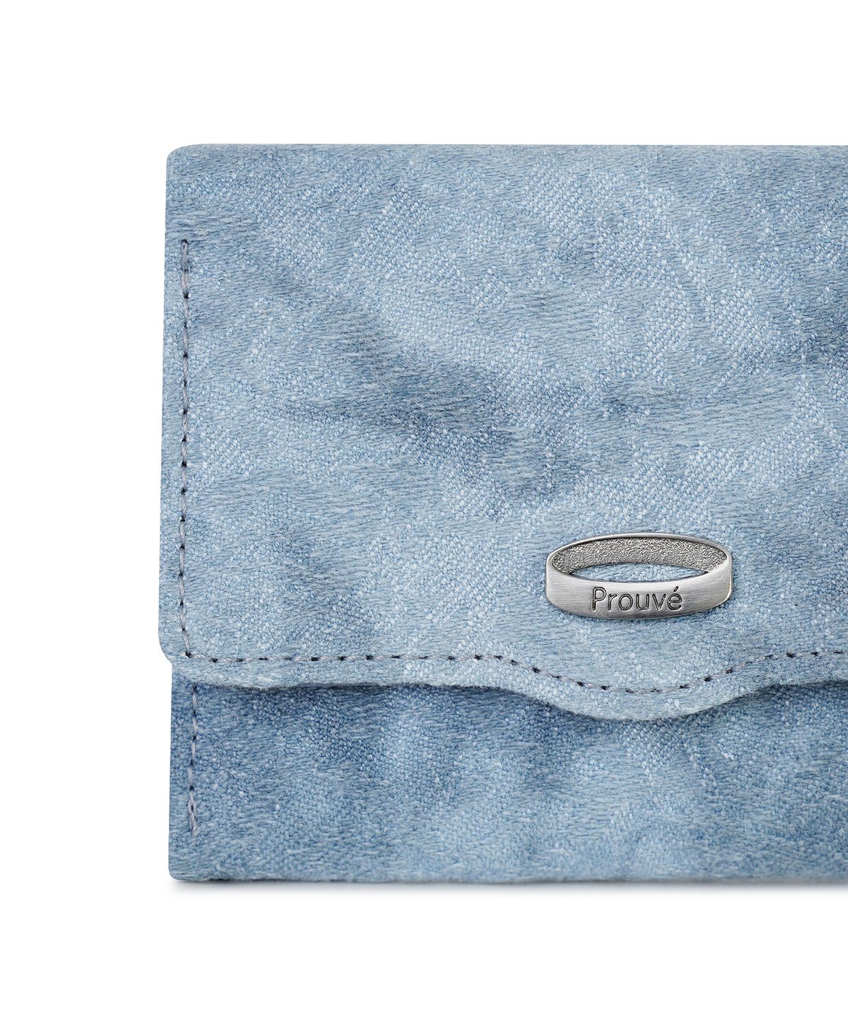 프루베(PROUVE) PR COTTON FLAP WALLET - DENIM
