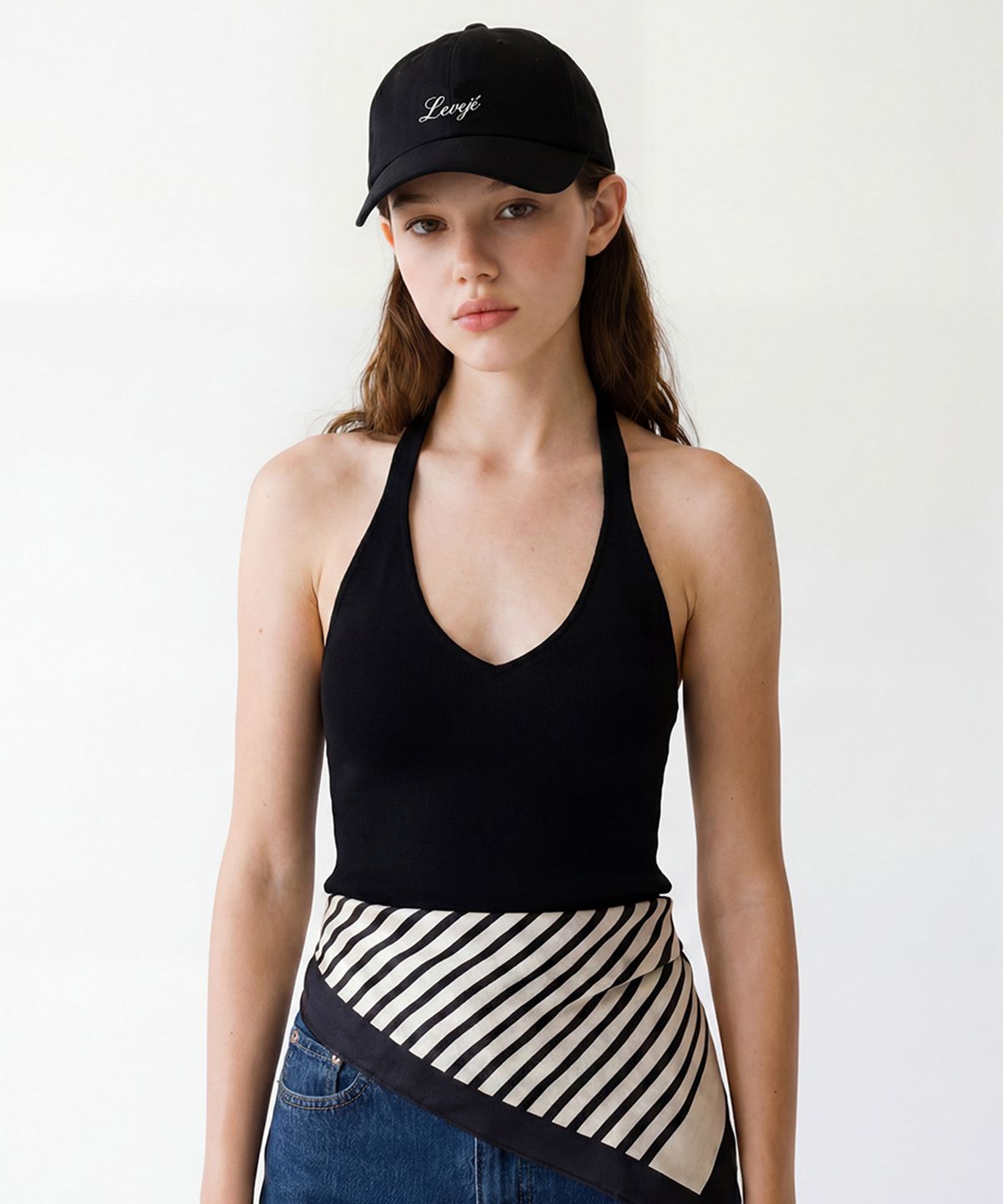 르브제(LEVEJE) Merci Ballcap (Black)