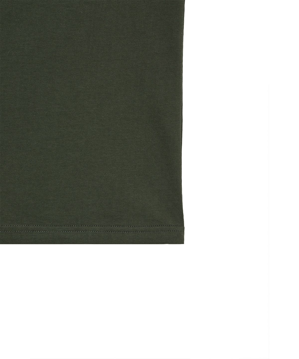 다이닛(DEINET) BRUSHED STITCH POINT PETIT T-SHIRT IN CHARCOAL