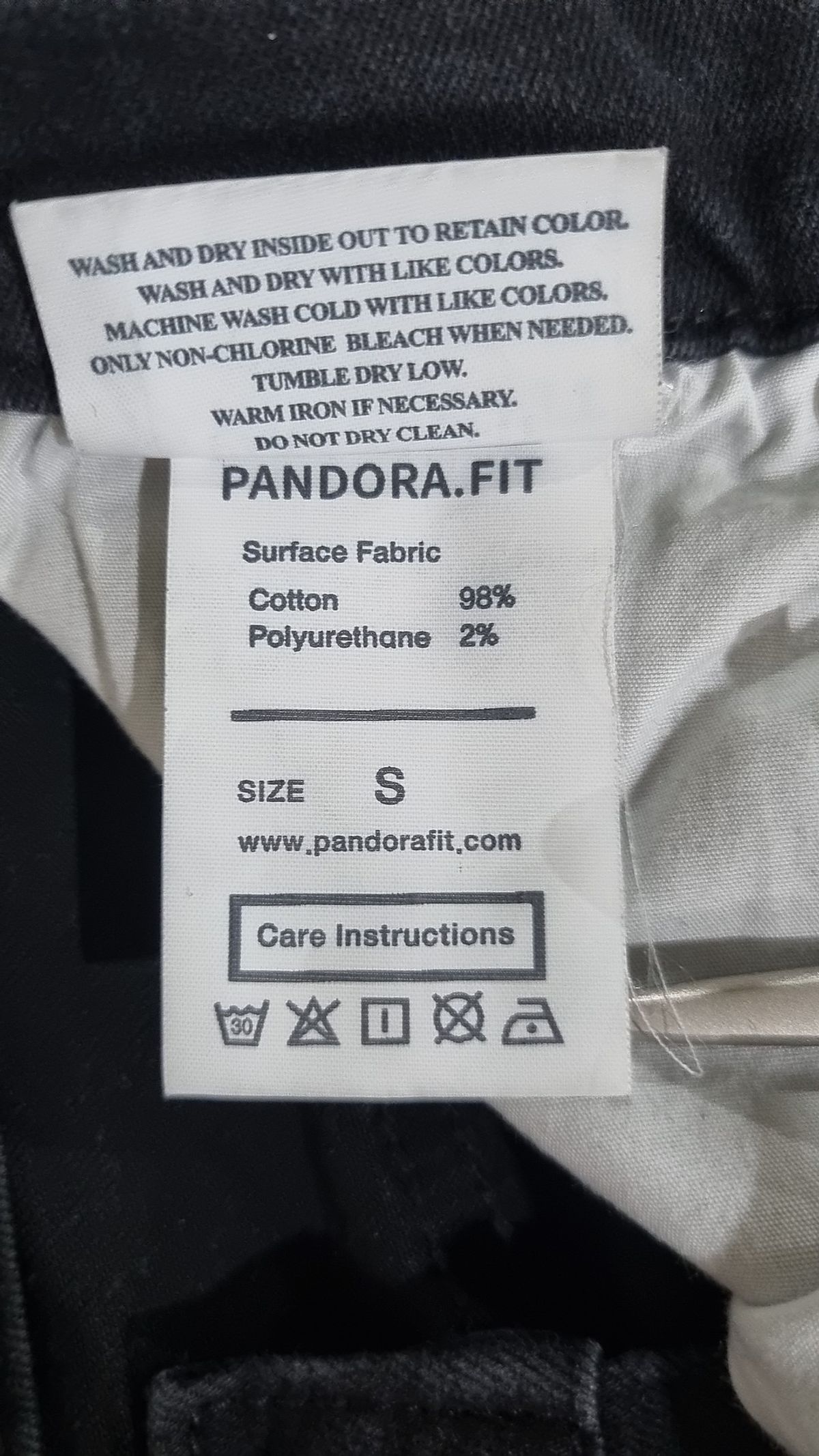 판도라핏(PANDORAFIT) 청/데님 팬츠 S