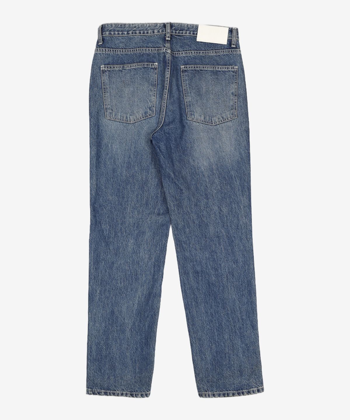데케트(DECET) Folding Hem Straight Jeans DCPT018Blue 32