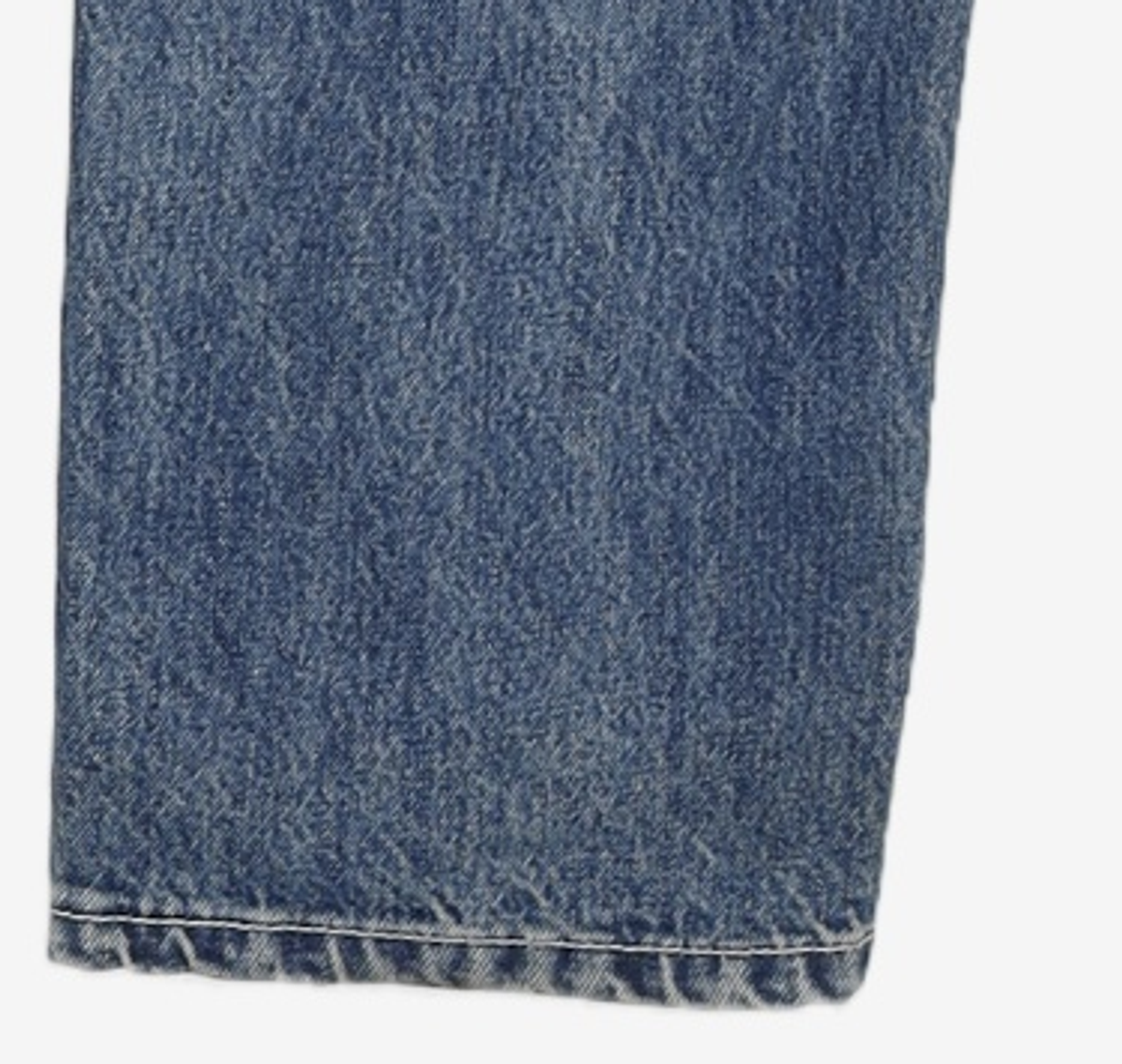 데케트(DECET) Folding Hem Straight Jeans DCPT018Blue 32