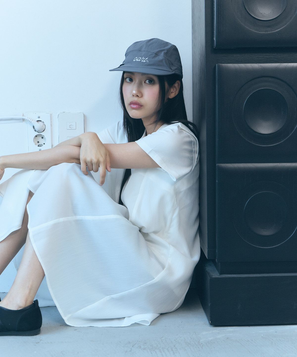 오아트(OART) Wave Nylon Camp Cap [CHARCOAL]