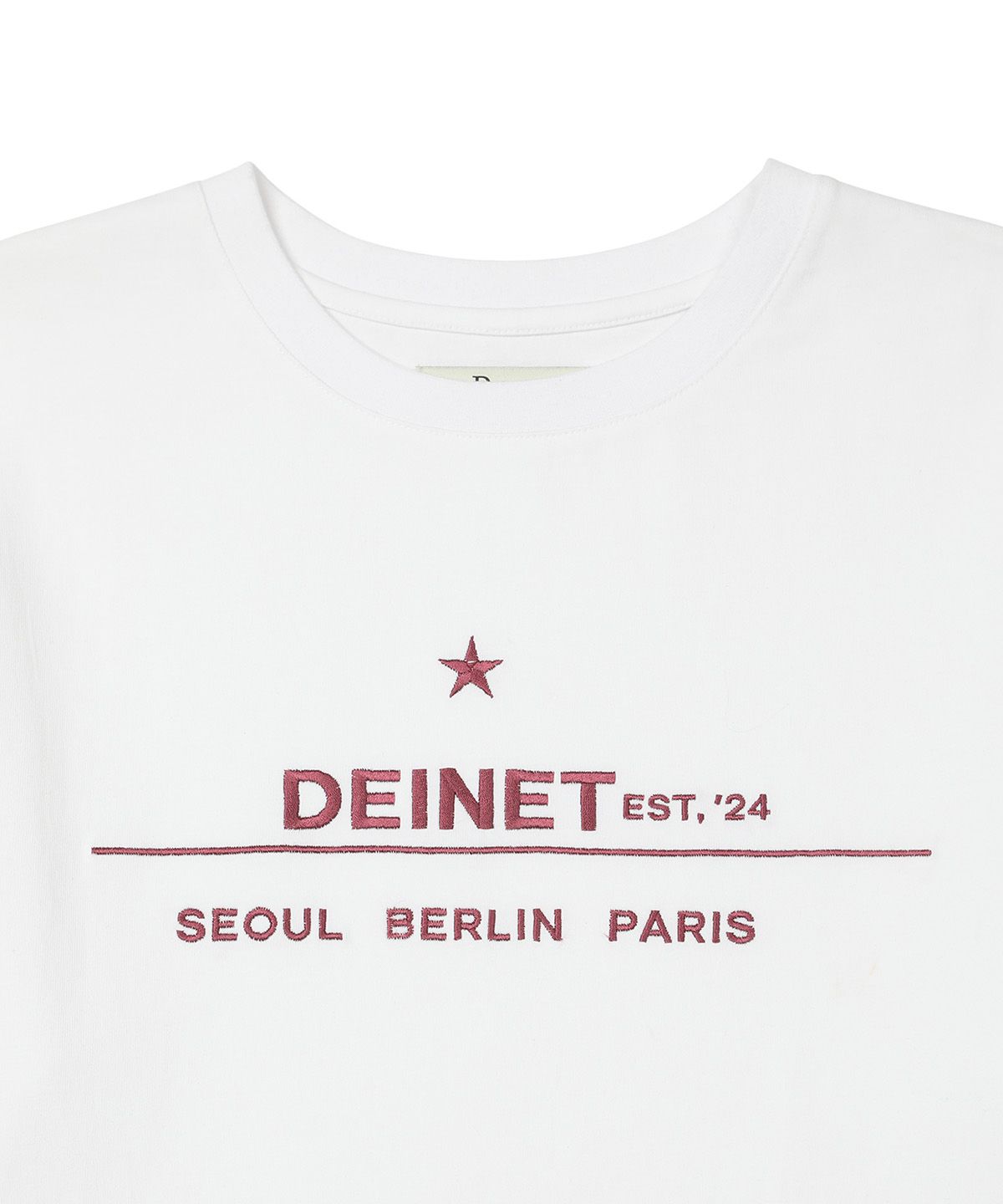 다이닛(DEINET) LOGO CITY T-SHIRT IN WHITE