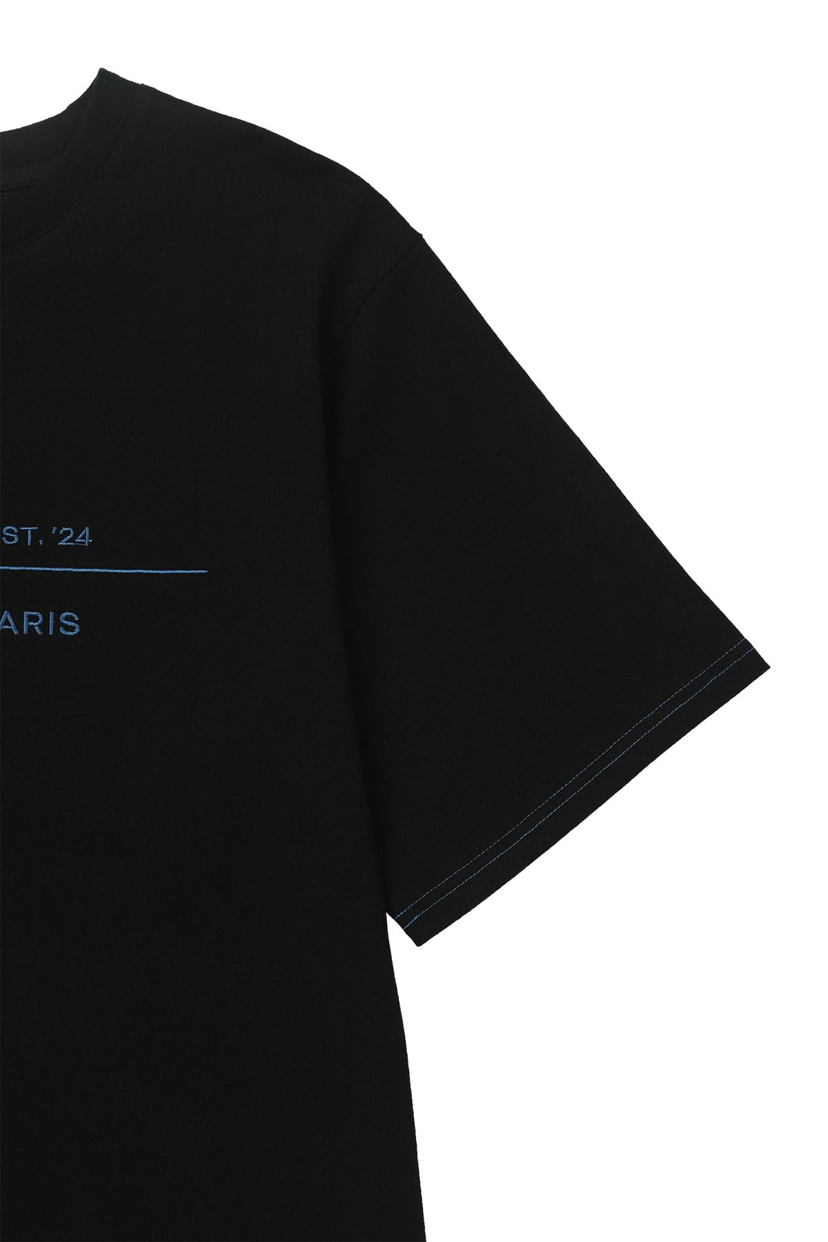 다이닛(DEINET) LOGO CITY T-SHIRT IN BLACK