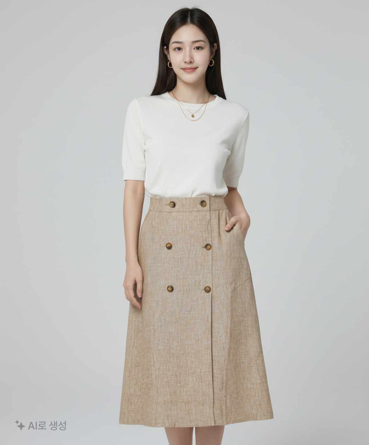 망고(MANGO) 롱스커트 XS