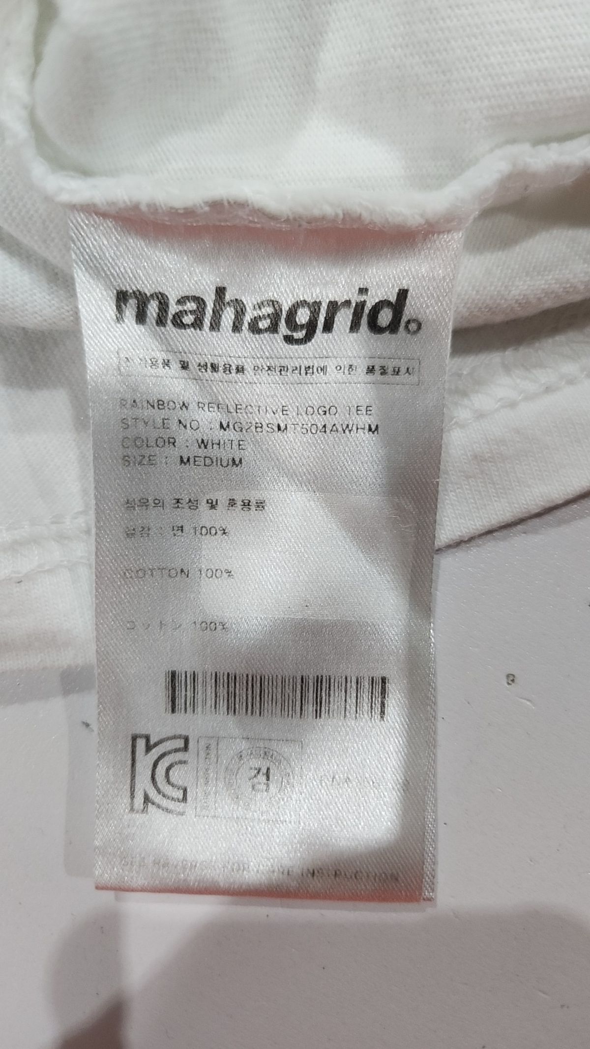 마하그리드(MAHAGRID) 반소매 티셔츠 M