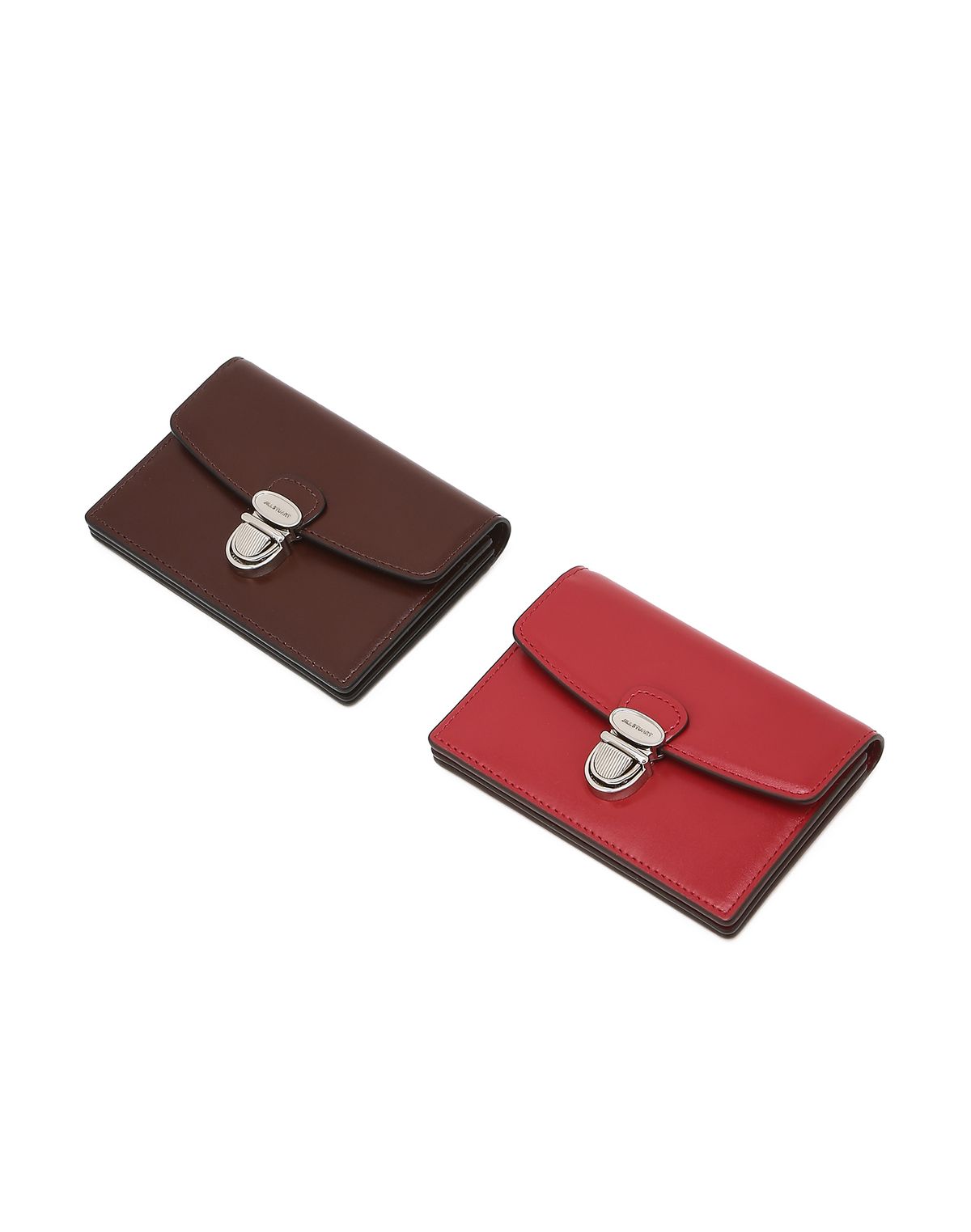 질스튜어트액세서리(JILLSTUART ACC) [LUNE] 룬 푸쉬락 장식 아코디언 카드지갑 2color