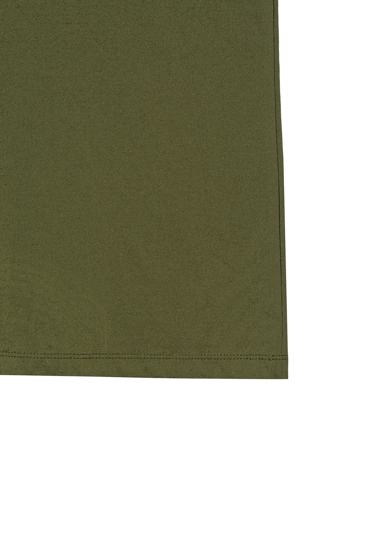 다이닛(DEINET) D LETTERING GRAPHIC OVERSIZED T-SHIRT IN KHAKI