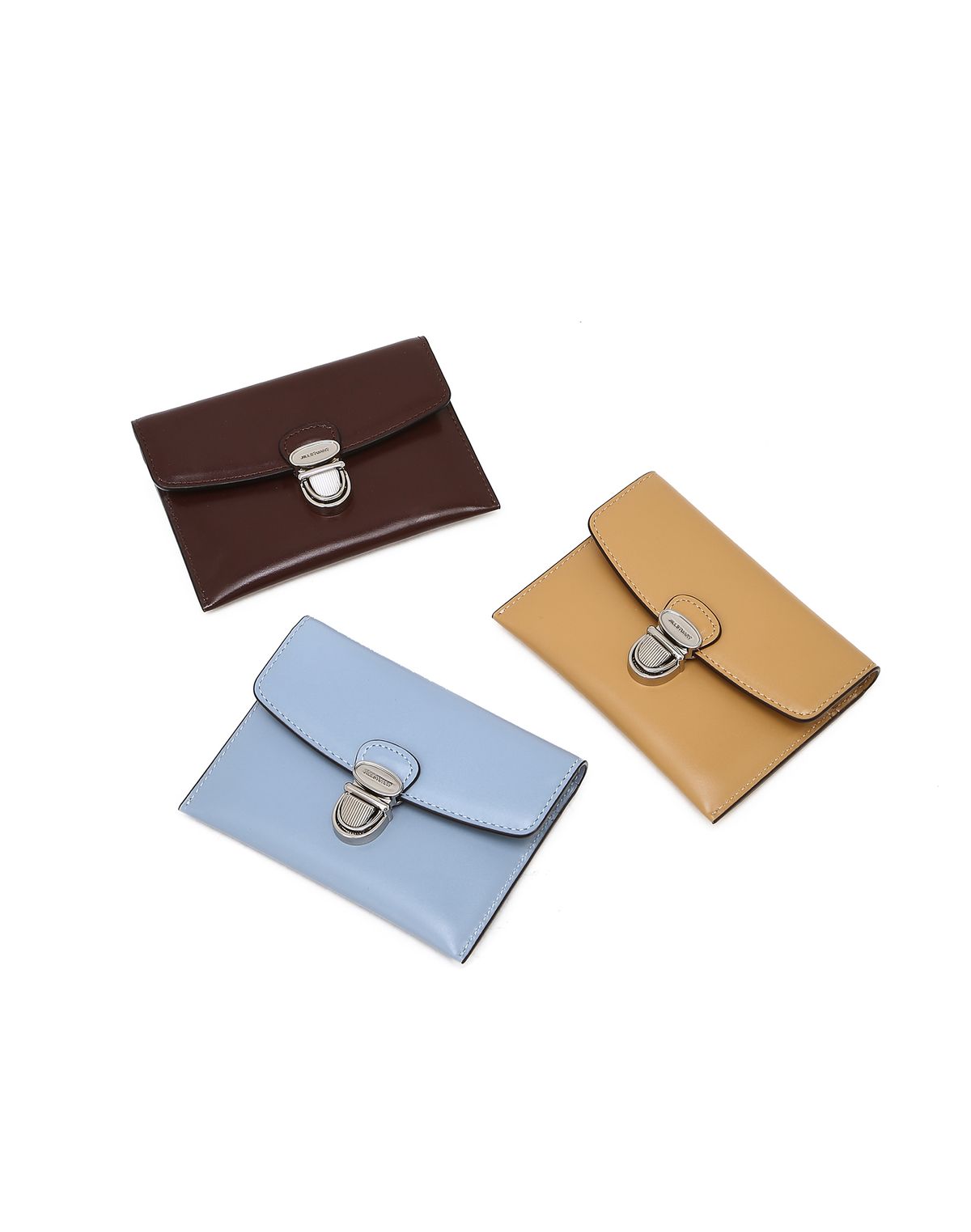 질스튜어트액세서리(JILLSTUART ACC) [LUNE] 룬 푸쉬락 장식 명함 카드지갑 3color