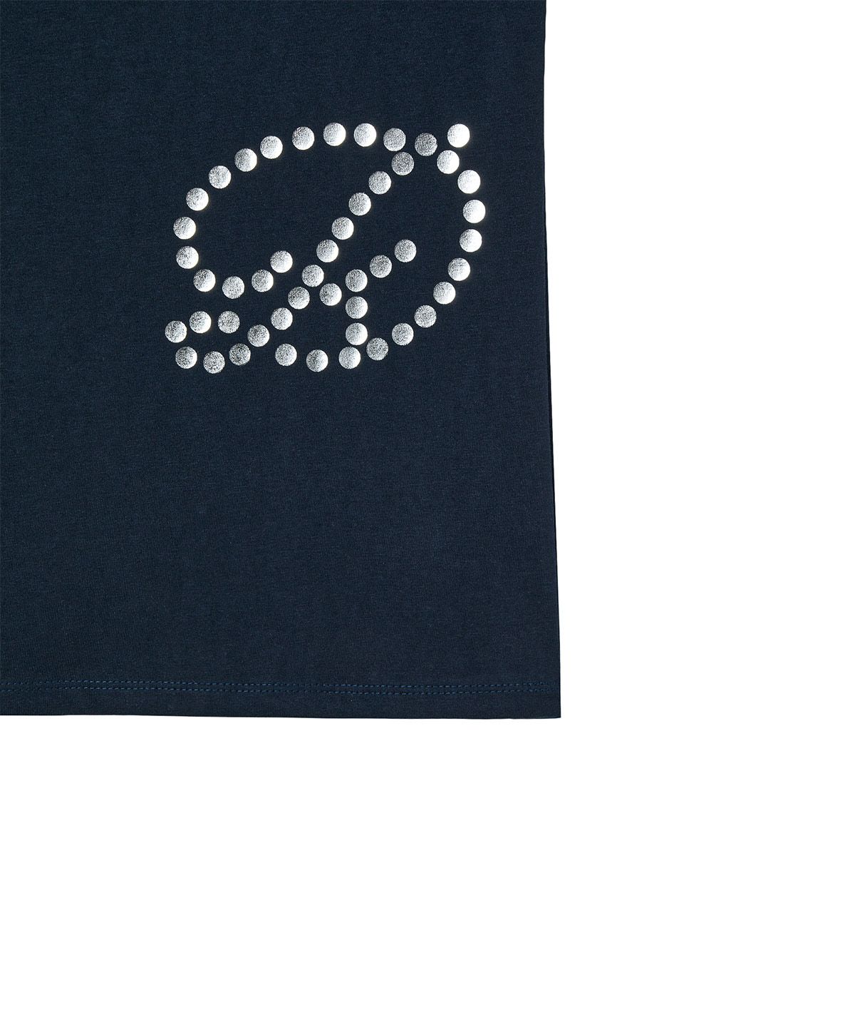 다이닛(DEINET) DOT D LOGO T-SHIRT IN NAVY