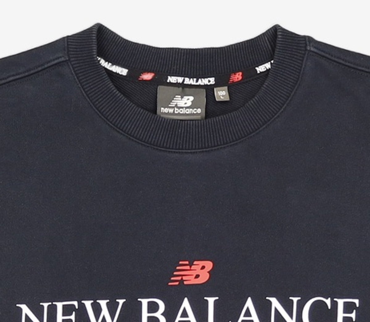 뉴발란스(NEW BALANCE) 맨투맨/스웨트셔츠 100