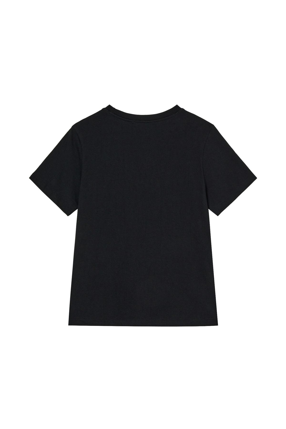 다이닛(DEINET) DOT D LOGO T-SHIRT IN BLACK