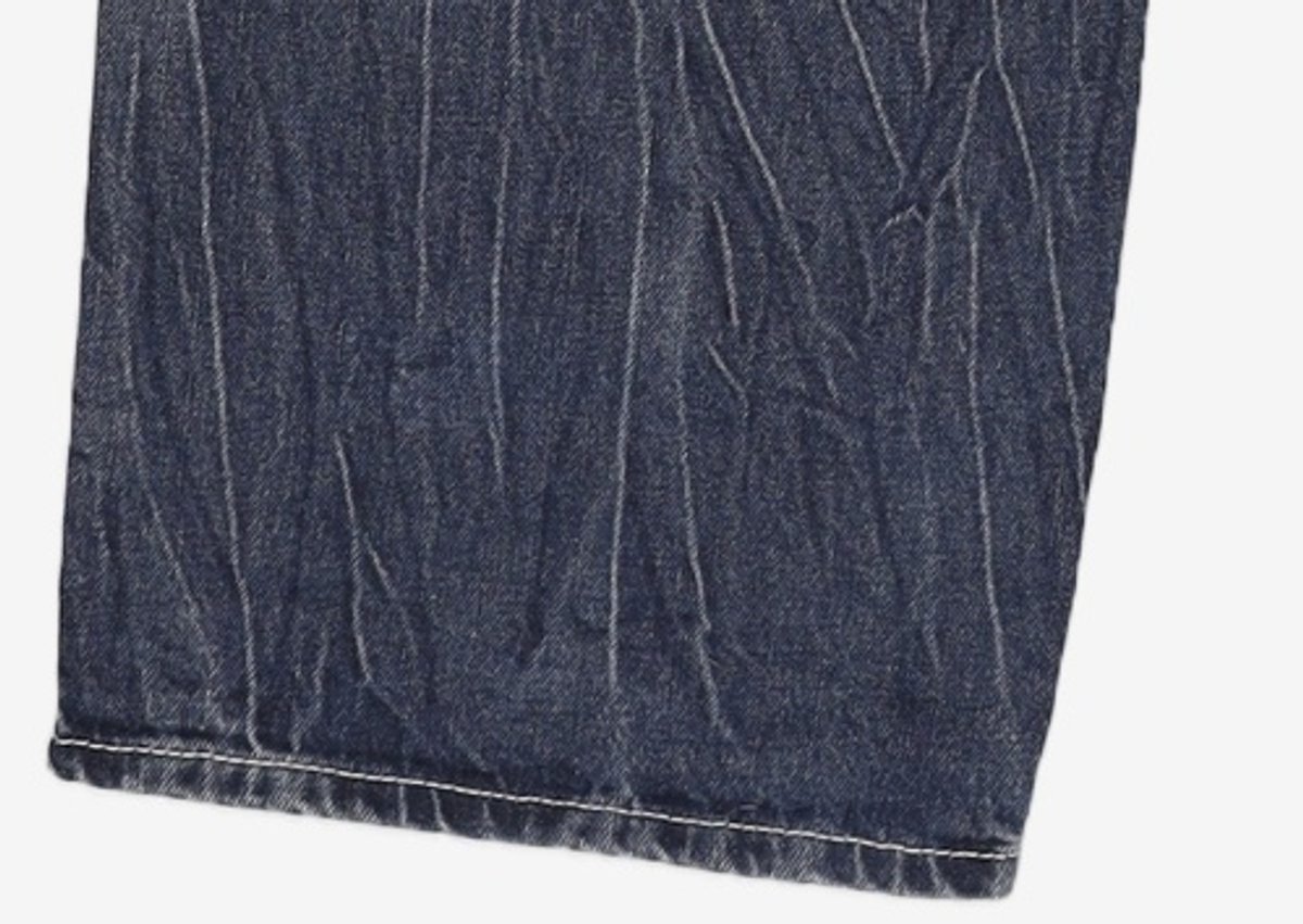 데케트(DECET) Mid Rise Wide Jeans DCPT027AshBlack 34