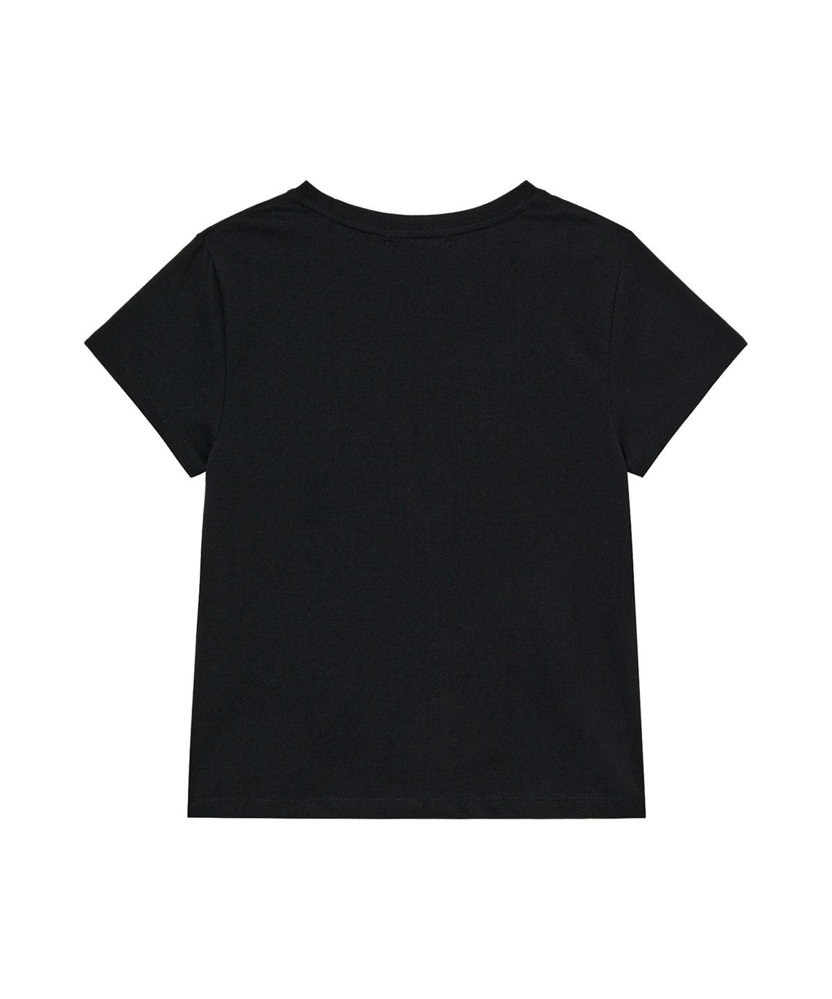 다이닛(DEINET) REVERSE PRINT T-SHIRT IN BLACK