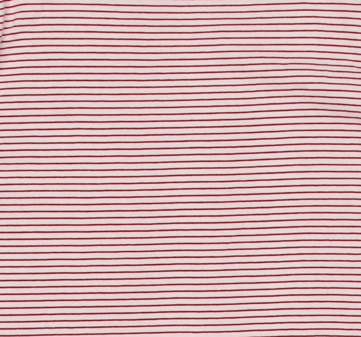 논로컬(NONLOCAL) Volume Sleeve Logo Stripe T-shirt - Red FREE