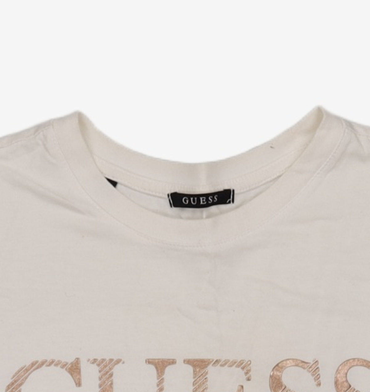 게스(GUESS) [19S/S]남녀공용 게스 무테삼각 사선호일 발포 반팔티 M