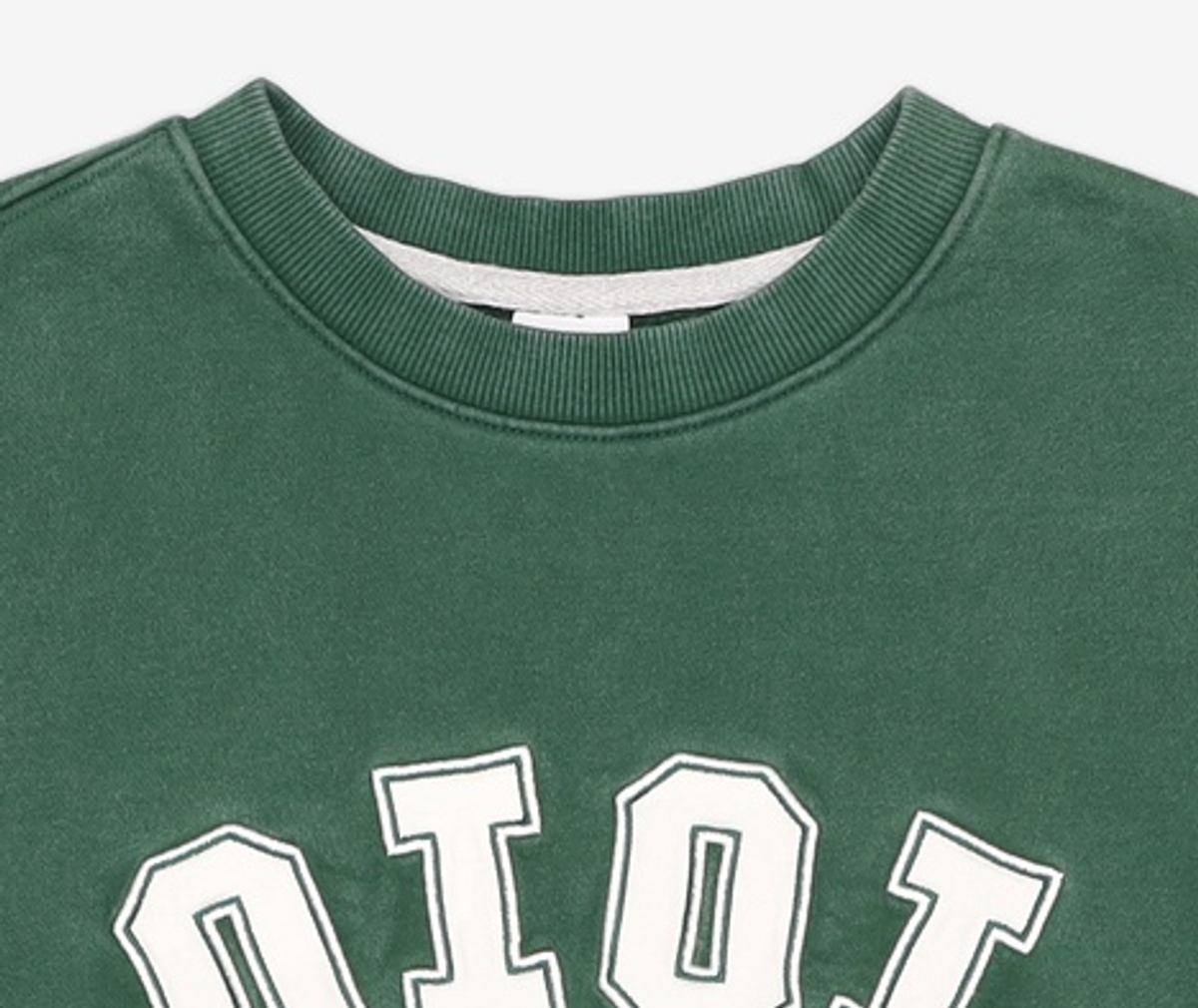 오아이오아이 컬렉션(OIOI COLLECTION) SIGNATURE SWEATSHIRTS [GREEN] XL