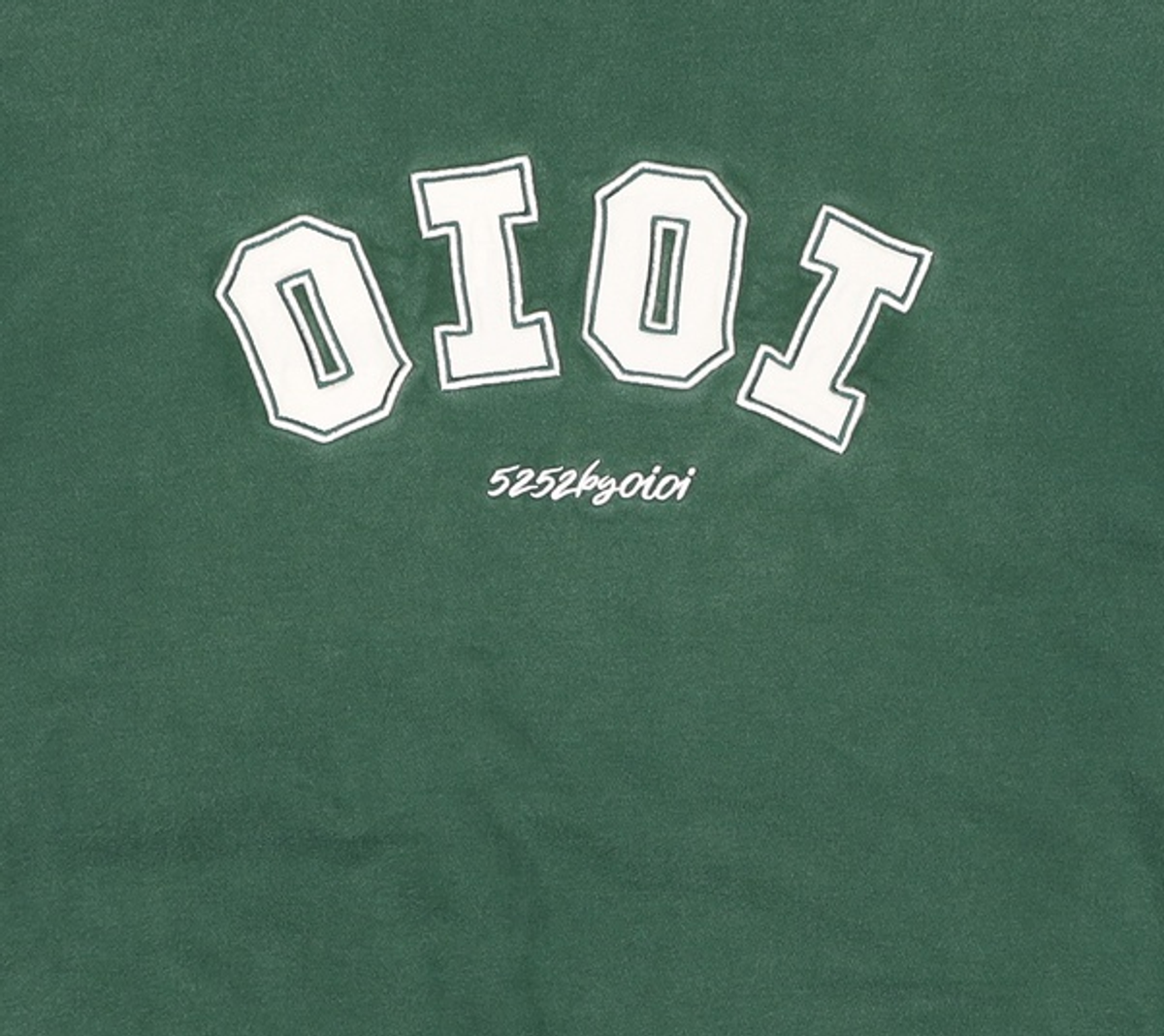 오아이오아이 컬렉션(OIOI COLLECTION) SIGNATURE SWEATSHIRTS [GREEN] XL