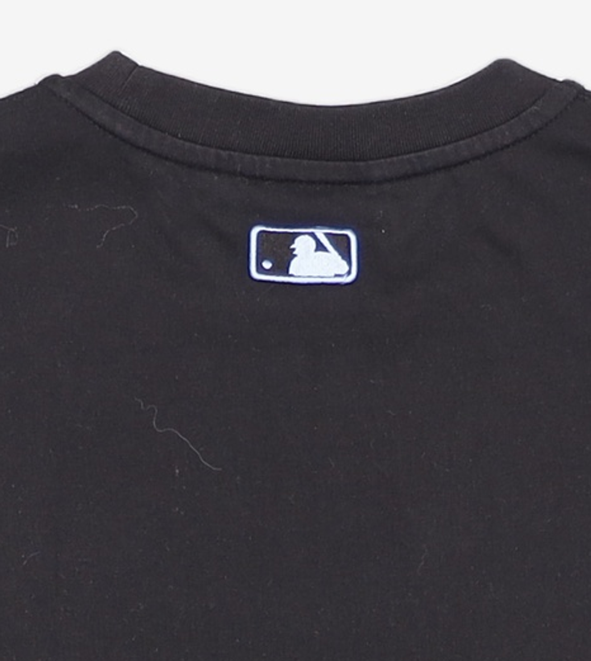 엠엘비(MLB) 로고 베이직 반팔 티셔츠 NY (BLACK) XS