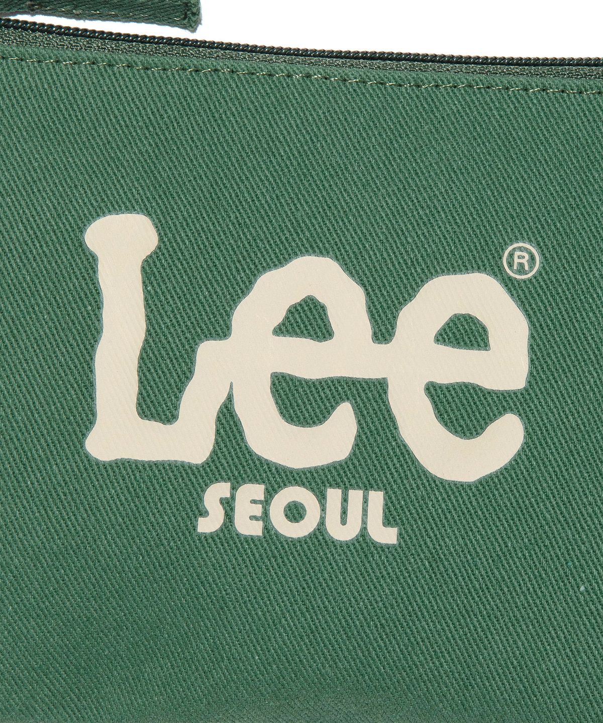 리(LEE) 서울 빅 트위치 로고 파우치 그린