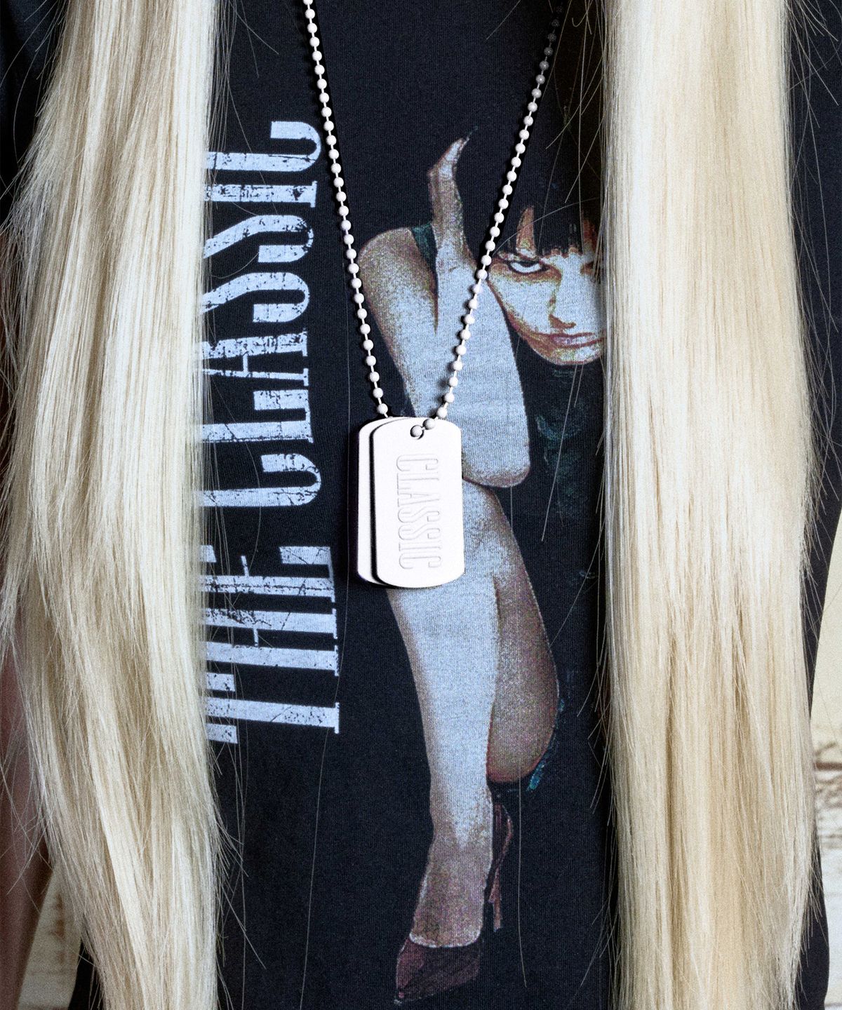 오퍼스 0012(OPUS 0012) Op.12 ERA DOG TAG NECKLACE WHITE