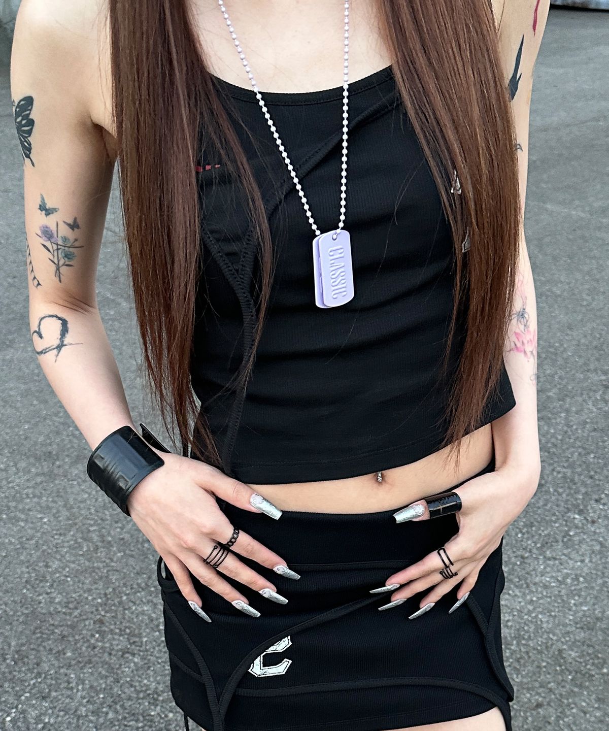 오퍼스 0012(OPUS 0012) Op.12 ERA DOG TAG NECKLACE L/PURPLE