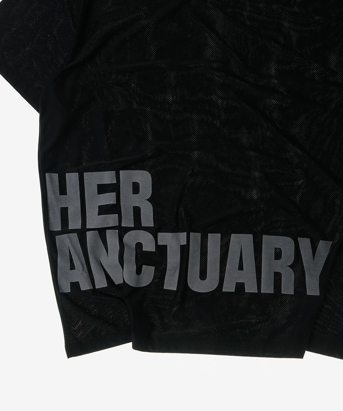 타스 (디아더생츄어리)(TAS (THEATHERSANCTUARY)) 오리진 빅로고 메쉬 반팔 티셔츠 (블랙)