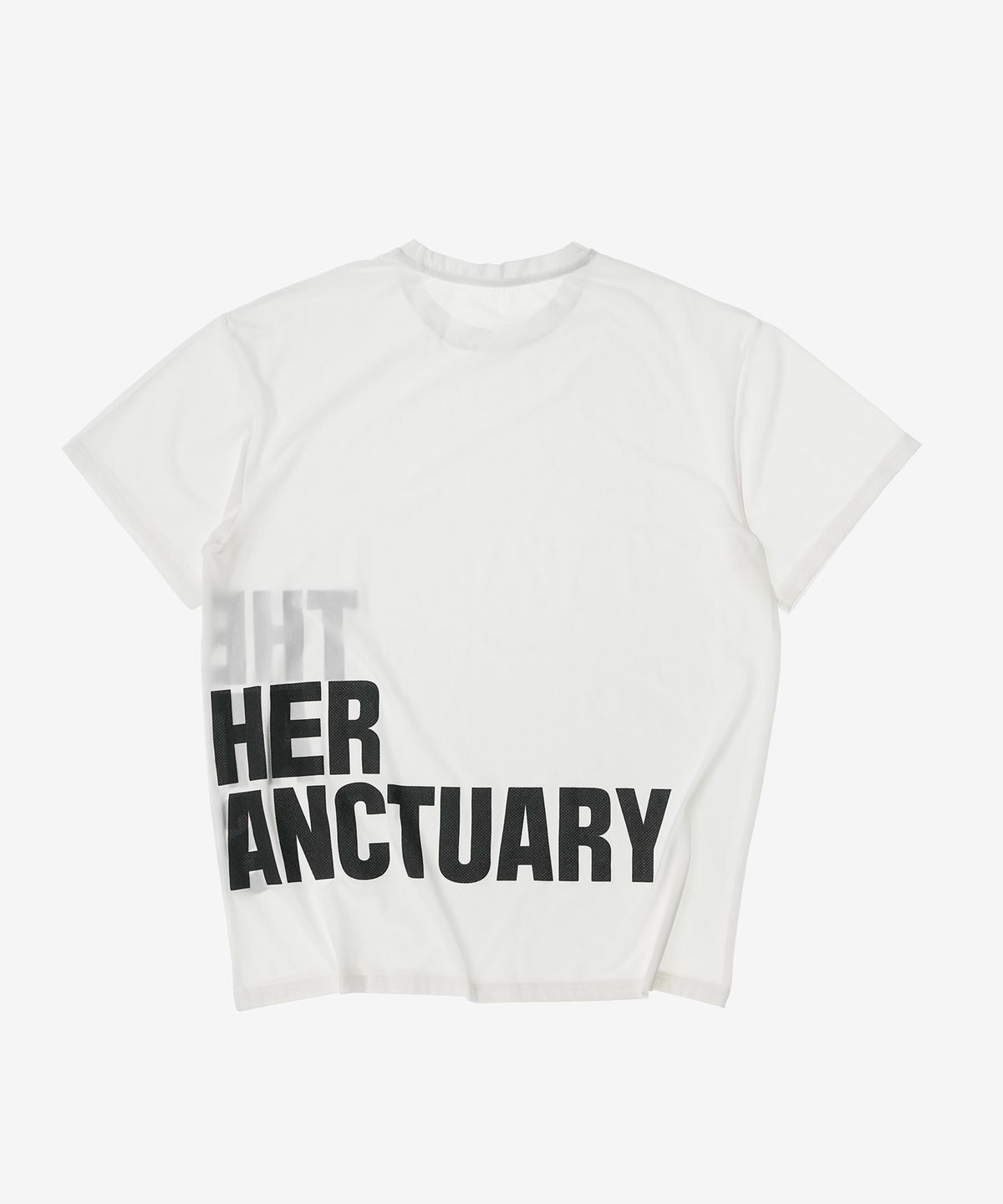 타스 (디아더생츄어리)(TAS (THEATHERSANCTUARY)) 오리진 빅로고 메쉬 반팔 티셔츠 (화이트)