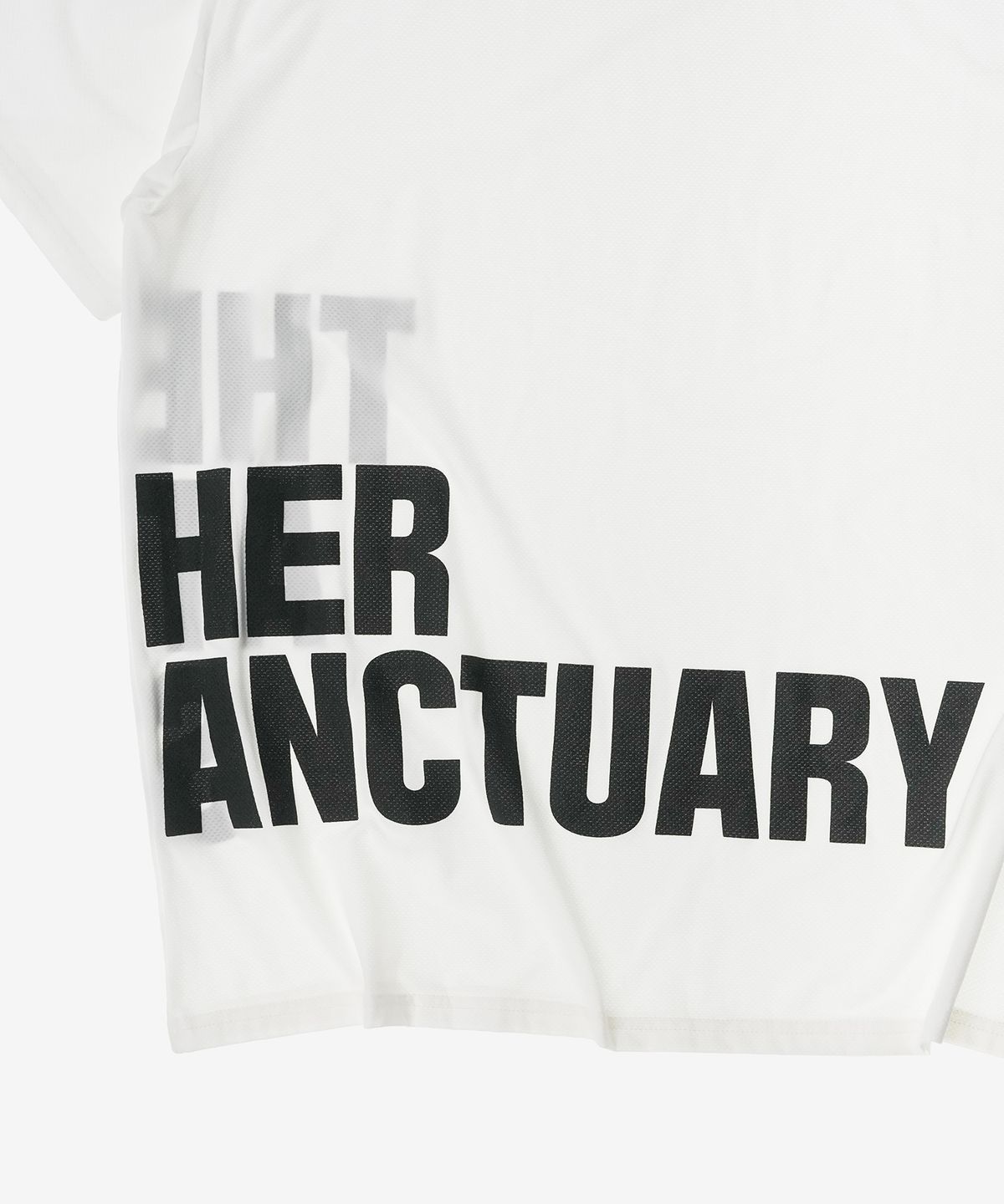 타스 (디아더생츄어리)(TAS (THEATHERSANCTUARY)) 오리진 빅로고 메쉬 반팔 티셔츠 (화이트)