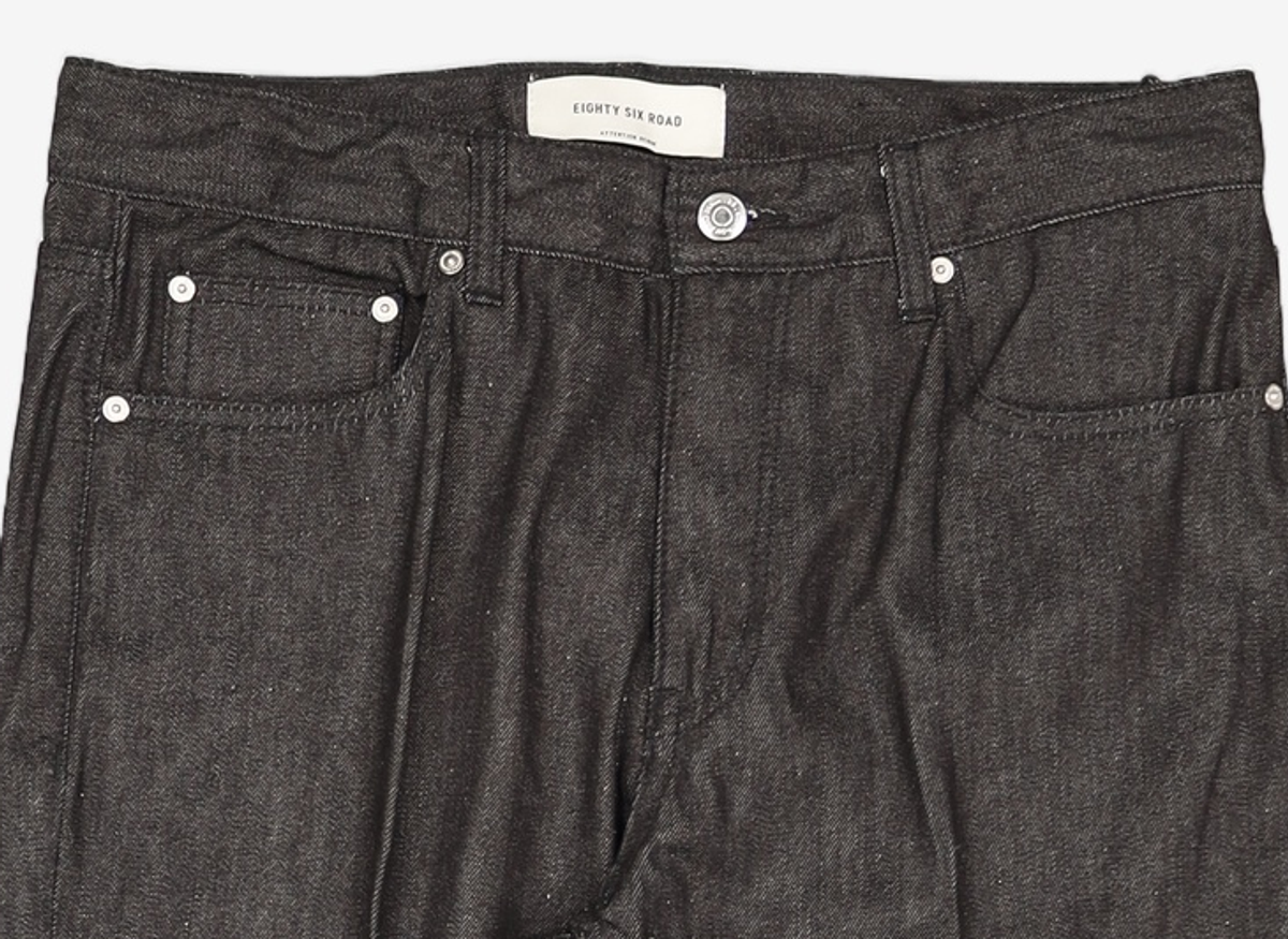 86로드(86ROAD) RAW BLACK PEARL / CROP TAPERED 32