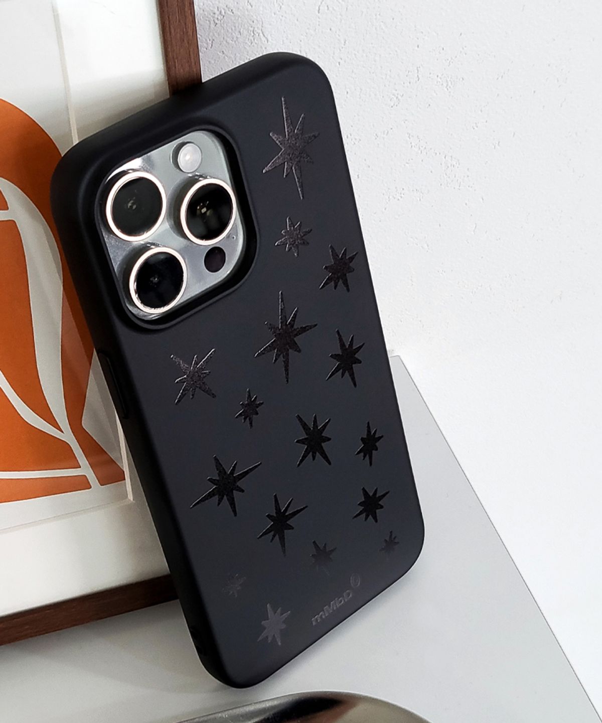 메모리즈바운더리(MEMORIESBOUNDARY) Stellar Scatter Phone Case BK (Black Jelly)