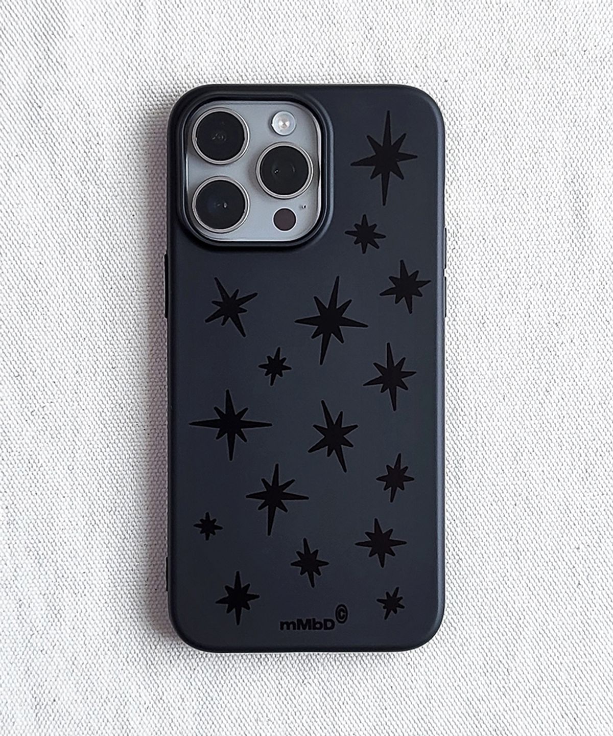 메모리즈바운더리(MEMORIESBOUNDARY) Stellar Scatter Phone Case BK (Black Jelly)