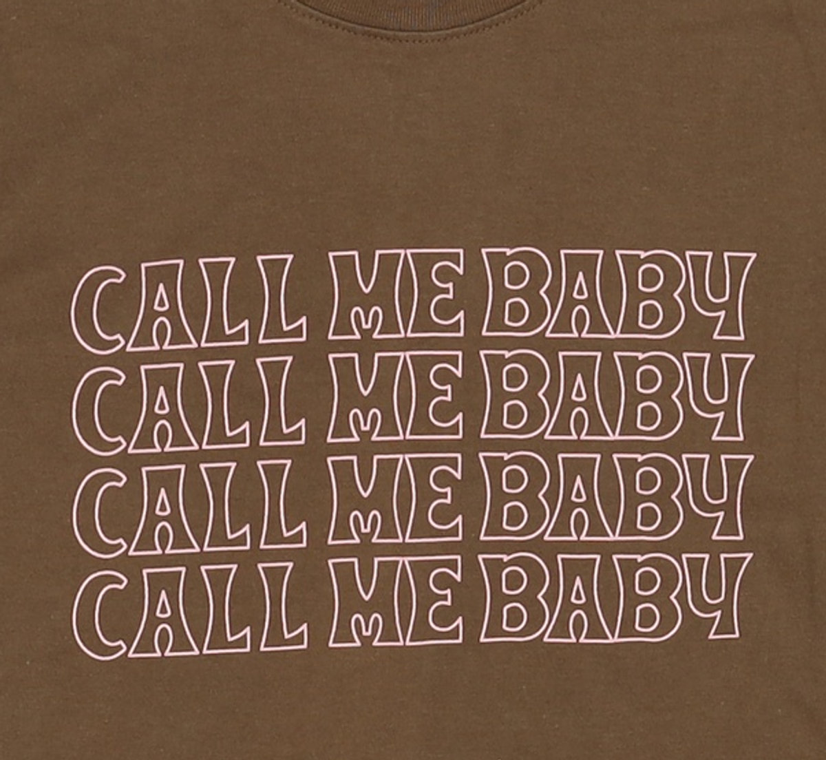 콜미베이비(CALL ME BABY) 반소매 티셔츠