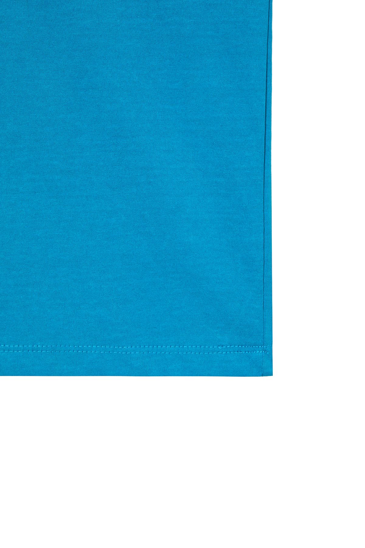 다이닛(DEINET) SPRAY LOGO PIGMENT T-SHIRT IN BLUE