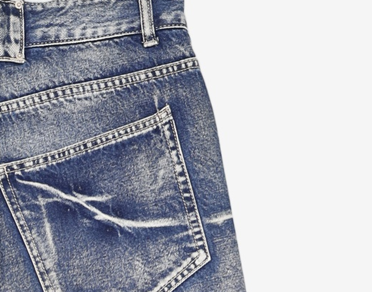 메종미네드(MAISON MINED) [SET] GRAPIC T-SHIRTS + PINCH DENIM PANTS 46