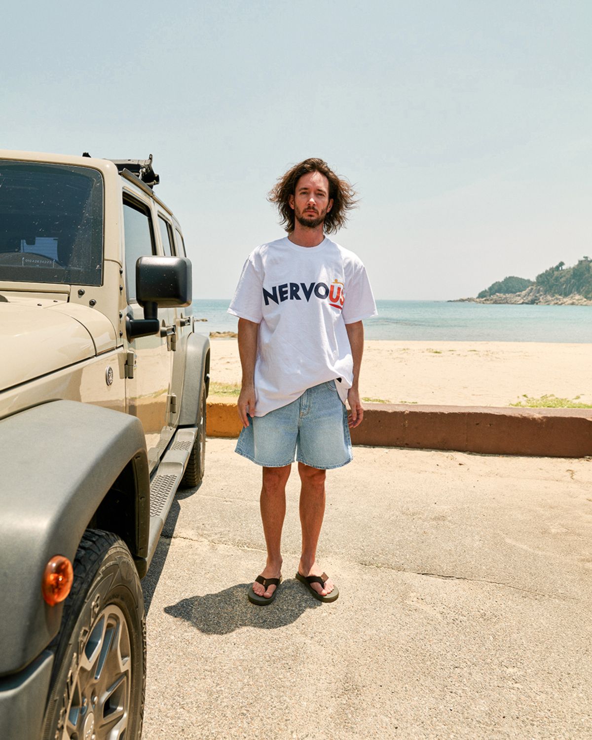 너버스(NERVOUS) DENIM SHORTS